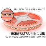 Mi·Light RGBW Ultra 4 in 1 Led Strip met afstandsbediening | 60 Leds pm Type 5050 12V 20W pm