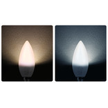 Mi·Light Wifi LED Lamp Mi-Light 4W RGB+Dual White E14 Kaarslamp. Op afstand bedienbaar