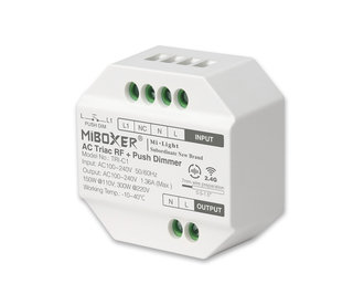 Mi·Light Miboxer 220Volt Triac Dimmer module RF draadloos + Push  dimmen | 300W