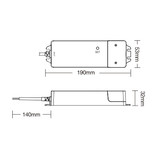 Mi·Light Miboxer75W 24Volt Voeding en Controller in  één voor enkelkleurige Ledstrips