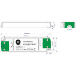 POS-POWER Compacte Dimbare Voeding DC 12 Volt 30 Watt 2.5 Ampère