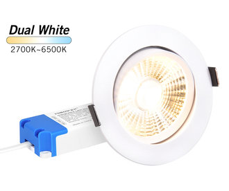 Mi·Light Mi-Light 12Watt Dual White LED Zigbee kantelbare Inbouwspot
