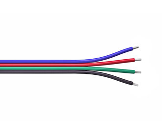 4-aderige Platte Kabel 22 AWG RGB