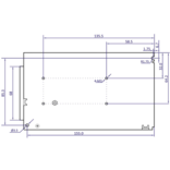 POS-POWER Compacte Schakelende Voeding DC 5V 110W 22A Ampère