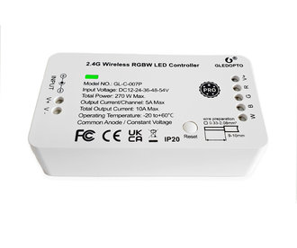 GLEDOPTO RGBW Gledopto Zigbee Pro Controller GL-C-007P | 12-54 Volt