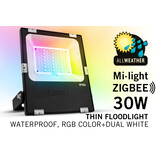 Mi·Light Zigbee + RF LED Schijnwerper Mi-Light 30W RGBWW Kleur + Dual White. IP65 Spatwaterdicht 220V