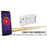 AppLamp ProLine Applamp COB Ledstrip Warm Wit 480L 24V IP68 1,5M -  Zigbee Voordeelset