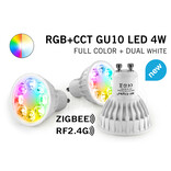 Mi·Light ACTIE! Zigbee + RF GU10 LED Spot Mi-Light 4W RGBWW Kleur + Dual White. 220V