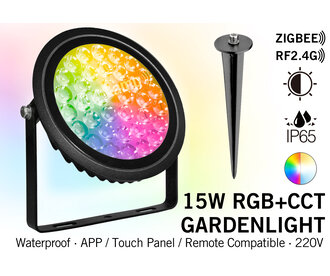 Mi·Light Mi-Light 15W Zigbee + RF RGBWW 220V LED Tuinspot Verlichting IP65