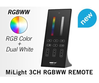 Mi·Light Staande Touch Remote RGB+CCT (Dual White) Mi-Light RGBWW met 3-kanalen