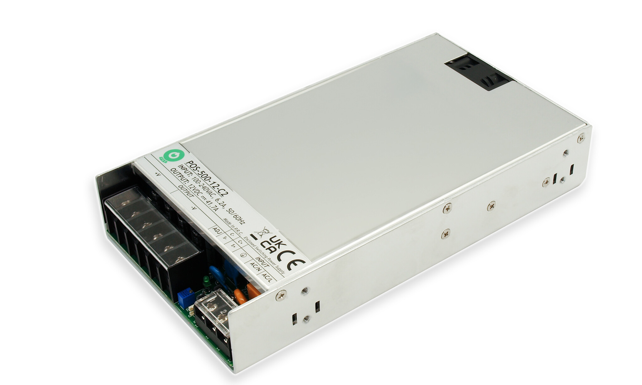 POS-POWER Compacte Schakelende Voeding DC 12V 500W 41.7A afbeelding