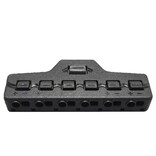 Applamp 6-Weg DC Voeding Splitter met klemcontacten
