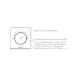 Mi·Light 300W Zigbee 3.0 + RF Triac Dimmer met Draaiknop
