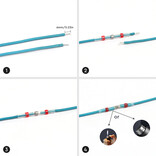 Applamp Soldeerhulzen Waterdicht - AWG 22-18 Rood - Draad 0.5-1.0mm - Krimpkous