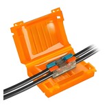 Applamp Waterdichte Gelbox met 2-Pins INOUT WAGO