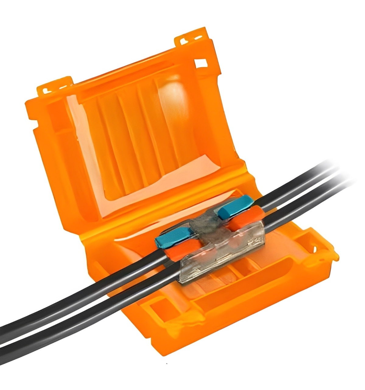 Applamp Waterdichte Gelbox met 2-Pins INOUT WAGO afbeelding
