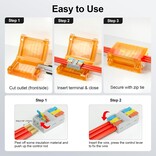 Applamp Waterdichte Gelbox met 3-Pins INOUT WAGO - 0,08 mm² tot 4,0 mm² kabeldikte