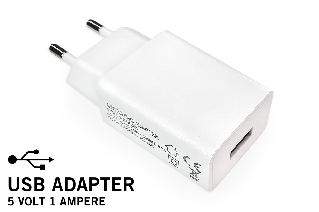 USB Oplader 5 Volt 1 Ampère afbeelding