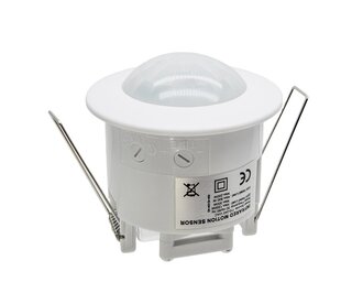 230 Volt inbouw PIR schakelaar 1200W | 10 ~ 420sec | 6m