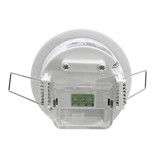 230 Volt inbouw PIR bewegingssensor 1200W | 10 sec tot 7 min | 6m bereik