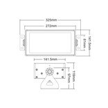 Mi·Light Mi-Light LED Floodlight RGBWW Kleur + Dual White Waterdicht IP65 - 50Watt - 230Volt