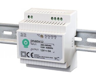 POS POS DIN Rail Voeding 12V 60W 5A