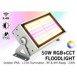 Mi·Light Mi-Light LED Floodlight RGBWW Kleur + Dual White Waterdicht IP65 - 50Watt - 230Volt