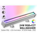 Mi·Light Milight Wall Washer RGB+Dual White - IP66 - 24Watt - 230Volt - 52CM