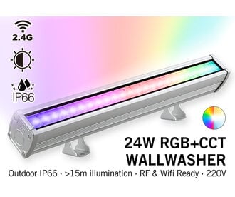 Mi·Light Milight Wall Washer RGB+Dual White - IP66 - 24Watt - 230Volt - 52CM