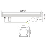 Mi·Light Milight Wall Washer RGB+Dual White - IP66 - 24Watt - 230Volt - 52CM