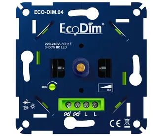 EcoDim ECO-DIM.04 Led dimmer universeel 0-150W (RC)