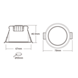 Mi·Light MiBoxer HPS1-RF - Microwave radar human presence sensor (24 GHz, 2,4 GHz RF)