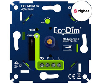 EcoDim ECO-DIM.07 Zigbee Basic Led dimmer universeel 0-200W (RC)