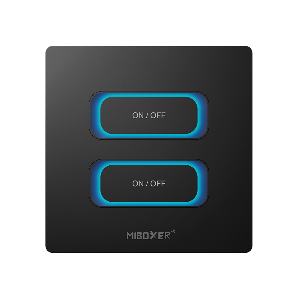 Mi·Light ESZ2B Zigbee 3.0 + 2.4G Wandschakelaar (zwart) afbeelding