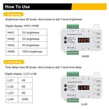 Dynamische trapverlichting controller | Max 16 tredes | 12/24V