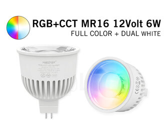 Mi·Light Mi-light 6W RGB & Dual White 12V MR16 GU5.3 LED Spot