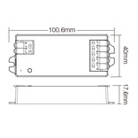 Mi·Light MiBoxer E2-ZR 2-in-1 Dimbare LED Controller met Zigbee 3.0 en 2,4 GHz RF - Geschikt voor Single Color en Dual White LED strips