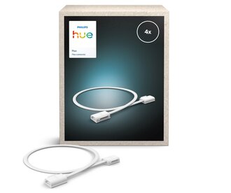 Philips Hue Philips Hue Flux Verbindingskabel -  Creëert lichtvrije zones - 50 cm lang - Flexibele en eenvoudige installatie - 4 stuks
