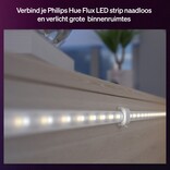 Philips Hue Philips Hue Flux Connector - Verbindt 2 Flux LED strips in een rechte lijn - Doorlopende gelijkmatige lichtlijn - 4 stuks