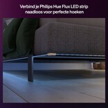 Philips Hue Philips Hue Flux Hoekconnector - Verbindt 2 hoekstrips in 90° hoek - Doorlopende gelijkmatige lichtlijn - 4 stuks