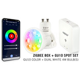 Mi·Light MiBoxer GU10 LED Spot Voordeelset - RGB + CCT 4W Zigbee 3.0 +RF