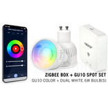 Mi·Light MiBoxer GU10 LED Spot Voordeelset - RGB + CCT 6W Zigbee 3.0 + RF