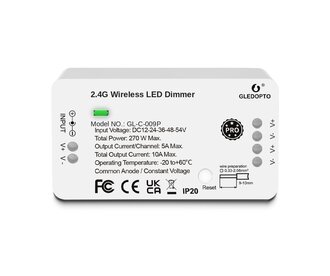 GLEDOPTO Enkelkleurige Gledopto Zigbee Dimmer Controller GL-C-009P | 12-54 Volt 270W