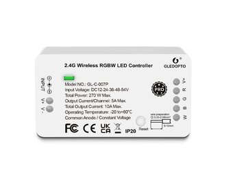 GLEDOPTO RGBW Gledopto Zigbee Pro Controller GL-C-007P | 12-54 Volt