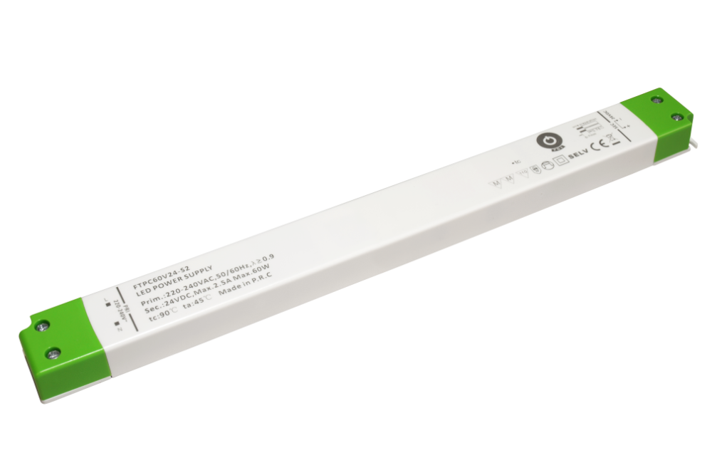 POS-POWER Ultra Dunne POS Voeding DC 24 Volt 60 Watt 2.5 Ampère met PFC control