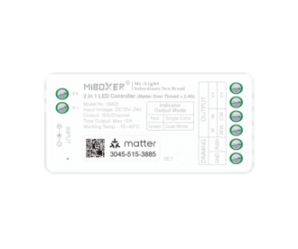 Mi·Light MiBoxer SMZ2 – Matter over Thread + RF 2.4G LED Controller (2-in-1)