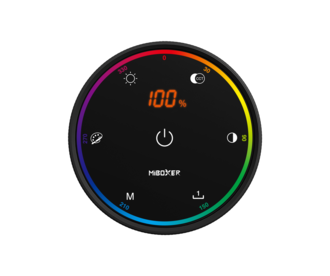 Mi·Light MiBoxer K6 RF Draaiknop Afstandsbediening–  RGB/RGBW/RGB+CCT, AAA Batterijen