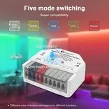 GLEDOPTO Gledopto GL-C-301P Ultra Mini ZigBee Pro+ Smart LED Controller met 5 Uitgangsmodi, ZigBee 3.0 en 2.4G RF