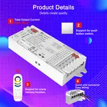 GLEDOPTO Gledopto GL-C-205P ZigBee Pro+ Smart LED Controller met 3 Uitgangsmodi, ZigBee 3.0 en 2.4G RF, tot 15A