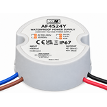 MWPower MWPower AF4524Y Mini Waterdichte Voeding Ø50mm - DC 24V 45 Watt 1.87A - IP67